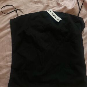 Garage Black Bustier Camisole Top